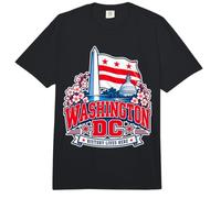 Washington DC History Lives Here Retro District Landmarks Comfort Colors Adult Heavyweight T-Shirt