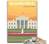Washington DC Jigsaw Puzzles for Adults Teenagers Jigsaws Puzzle, Stress Reliever Difficult Challenge for Home Decoration for 14+ 2000pcs (70x100cm)