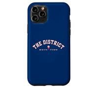 Washington DC Map Pointer The District GPS Coordinates DMV Case for iPhone 11 Pro