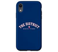 Washington DC Map Pointer The District GPS Coordinates DMV Case for iPhone XR