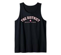 Washington DC Map Pointer The District GPS Coordinates DMV Tank Top