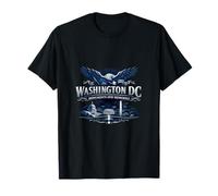 Washington DC Monuments and Memories Eagle Graphic T-Shirt