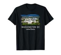 Washington DC Skyline Cool Souvenir Washington DC USA T-Shirt