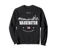 Washington DC Skyline Travel Sweatshirt