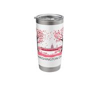 Washington DC Souvenir Capitol Hill Skyline Monuments Stainless Steel Insulated Tumbler