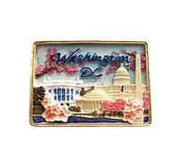 Washington DC USA 3D Refrigerator Magnet Souvenirs Handmade Resin Magnetic Stickers Home Kitchen Decoration,Washington Fridge Magnet Collection Gift