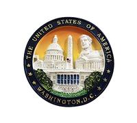 Washington DC USA 3D Refrigerator Magnet Tourist Souvenirs Stickers,Home & Kitchen Decoration USA Fridge Magnet from China