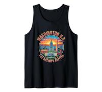 Washington DC USA Travel Souvenir City Landmark Gift Tank Top