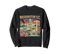 Washington DC USA Travel Souvenir City Landmark Tourist Gift Sweatshirt