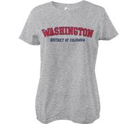 Washington District Of Columbia Girly Tee Damen T-Shirt Heather-Grey