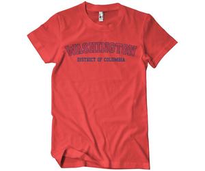 Washington District Of Columbia T-Shirt Red