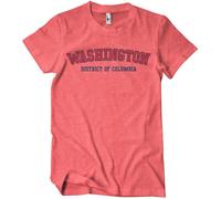 Washington District Of Columbia T-Shirt Red-Heather