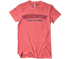 Washington District Of Columbia T-Shirt Red-Heather