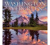 Washington Evergreen Wall Calendar 2024: A Year of Natural Wonders