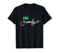 Washington Family - Washingtonian Flag Heritage Word Art T-Shirt