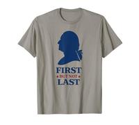 Washington First But Not Last President Silhouette T-Shirt