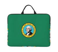 Washington Flag Print 14in Laptop Case Sleeve Notebook Cover Bag For Daily Work Business Trips Bag Case