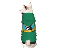 Washington Flag Print Dog Hoodie Sweatshirt For Small Dogs, Warm, Soft And Breathable Pet Clothes, Easy To Wear Jumper For Winter And Fall Warm