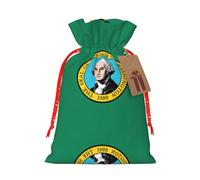 Washington Flag Print Reusable Drawstring Pouch,Perfect For Birthdays,Anniversaries,And Parties