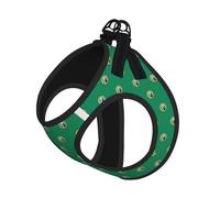 Washington Flag Print Step in Dog Harness and Leash Set,Adjustable Reflective Harness for Small Dogs Cats