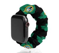 Washington Goldfinch Flag Fashion Scrunchie Watch Strap Compatible with IWatch Series 1 2 3 4 5 6 Elastic Replacement Band