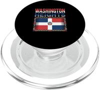 Washington Heights New York Dominican Republic Flag Pride PopSockets PopGrip for MagSafe