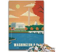 Washington Jigsaw Puzzles for Adults 1000 Jigsaws, Family Entertainment Toys Is Ideal As A Gift for The Whole Family 1000pcs (50x75cm)