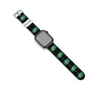 Washington Map with Flag Silicone Smartwatch Replacement Bands Compatible with IWatch Wristbands Strap