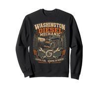 Washington Mechanic Truck Repair Turbo Sweatshirt