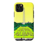 Washington Monument Algae Satire Retro Pop Art Graphic Case for iPhone 11 Pro