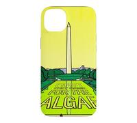 Washington Monument Algae Satire Retro Pop Art Graphic Case for iPhone 14 Plus
