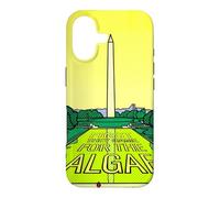 Washington Monument Algae Satire Retro Pop Art Graphic Case for iPhone 17