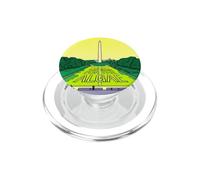 Washington Monument Algae Satire Retro Pop Art Graphic PopSockets PopGrip for MagSafe