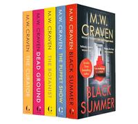 Washington Poe Series 5 Books Collection Set By M. W. Craven (The Curator, The Botanist, The Puppet Show, Dead Ground & Black Summer)