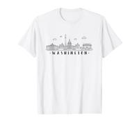 Washington Skyline Design USA D.C. Silhouettes Value Graphic T-Shirt