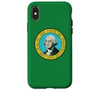 WASHINGTON STATE FLAG THE EVERGREEN STATE Case for iPhone X/XS