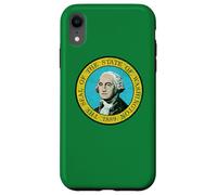 WASHINGTON STATE FLAG THE EVERGREEN STATE Case for iPhone XR