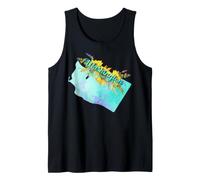 Washington State Pride Floral Sunflower Design Art Tank Top