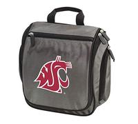 Washington State University Toiletry Bags or Mens WSU Shaving Kits HANGABLE Travel Bag, Gray, One Size
