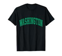 Washington State Washington DC The Evergreen State Retro T-Shirt