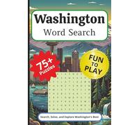 Washington State Word Search Puzzle Book: Over 75 Themed Puzzles Featuring Washington's Landmarks, Lakes, Cities, Culture & more