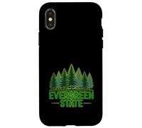Washington The Evergreen State Nature Lover Forest Case for iPhone X/XS