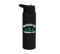 Washington The Evergreen State PNW Stainless Steel Insulated Water Bottle