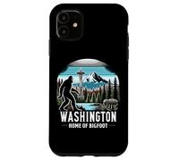 Washington USA Pacific Northwest Sasquatch Bigfoot Hunters Case for iPhone 11