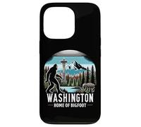 Washington USA Pacific Northwest Sasquatch Bigfoot Hunters Case for iPhone 13 Pro
