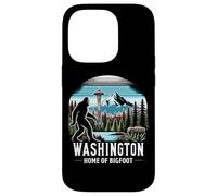 Washington USA Pacific Northwest Sasquatch Bigfoot Hunters Case for iPhone 14 Pro
