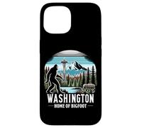 Washington USA Pacific Northwest Sasquatch Bigfoot Hunters Case for iPhone 15
