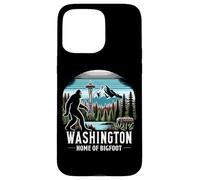 Washington USA Pacific Northwest Sasquatch Bigfoot Hunters Case for iPhone 15 Pro Max