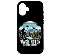 Washington USA Pacific Northwest Sasquatch Bigfoot Hunters Case for iPhone 16