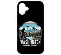 Washington USA Pacific Northwest Sasquatch Bigfoot Hunters Case for iPhone 16 Plus